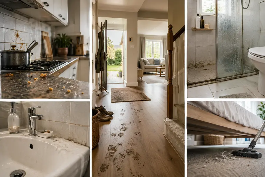 Why Some Areas of the House Get Dirty First